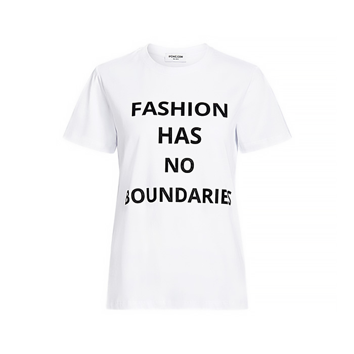 Fashion Has No Boundaries 標語T恤