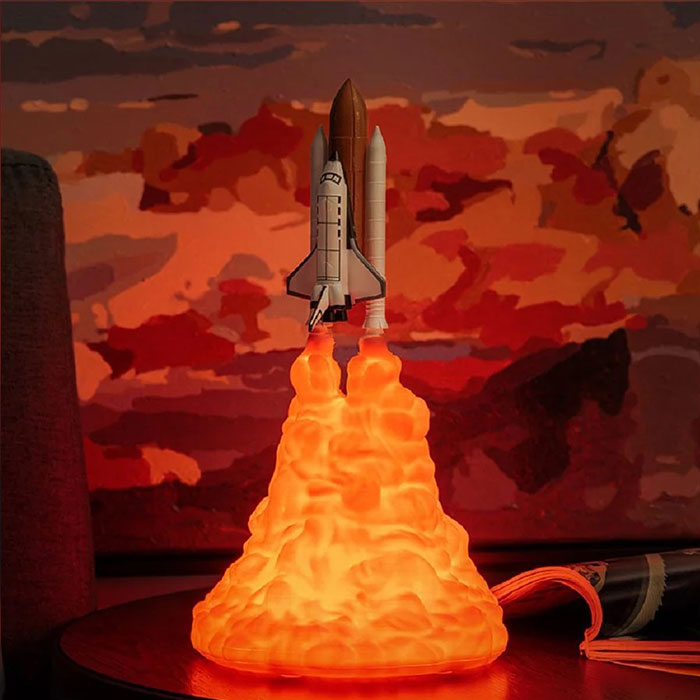 飛向宇宙3D火箭燈